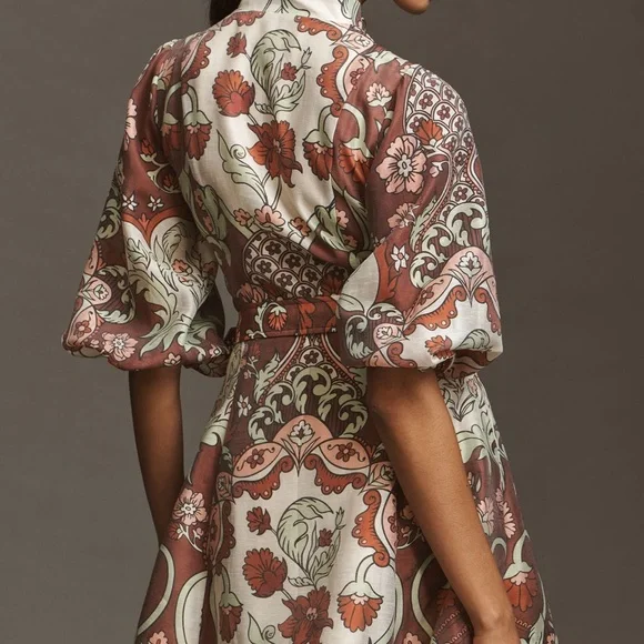 NWT Mestiza Valencia Mini Dress in Jardin Rose - Picture 5 of 8